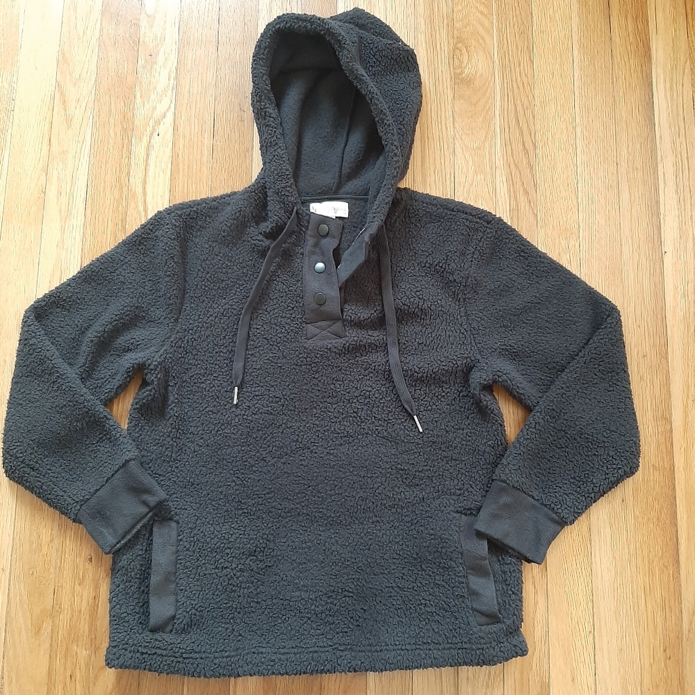 Koolaburra by UGG Hooded Sherpa Fleece Pullover EUC Size XS